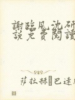 谢临风沈研卿小说免费阅读最新章节