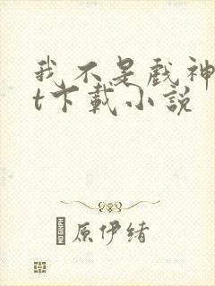 我不是戏神txt下载小说