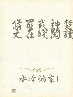 修罗武神楚枫全文在线阅读