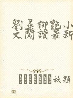 刘寻柳艳小说全文阅读最新章节列表封面