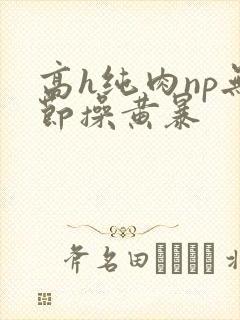 高h纯肉np无节操黄暴