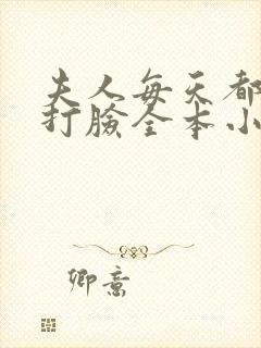 夫人每天都在线打脸全本小说下载