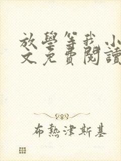 放学等我小说全文免费阅读未删减版