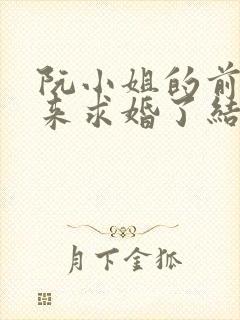 阮小姐的前夫又来求婚了结局