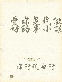 爱你是我做过最好的事小说全文免费