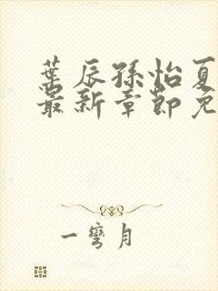 叶辰孙怡夏若雪最新章节免费阅读