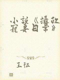 小说《摄政王的宠妻日常》