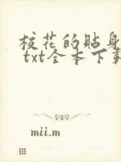 校花的贴身保镖 txt全本下载封面