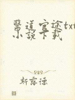 医道官途txt小说下载