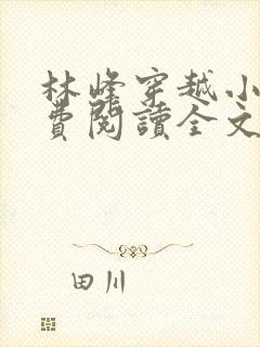 林峰穿越小说免费阅读全文最新章节