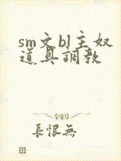 sm文bl主奴道具调教