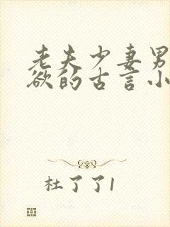 老夫少妻男主重欲的古言小说