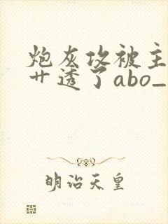 炮灰攻被主角攻艹透了abo_(不可思议封面