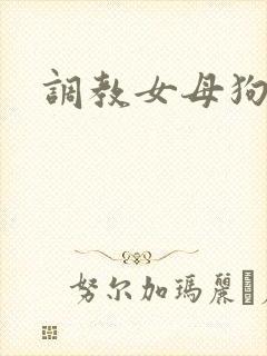 调教女母狗惩罚