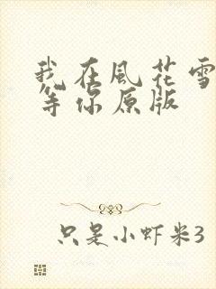 我在风花雪月里等你原版