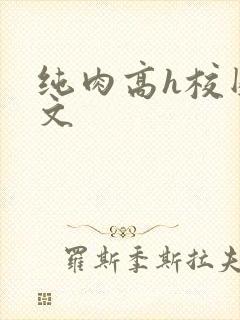 纯肉高h校园黄文