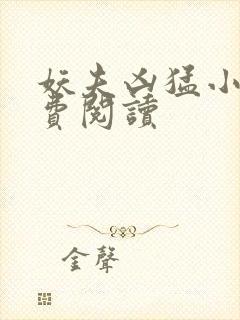 妖夫凶猛小说免费阅读封面