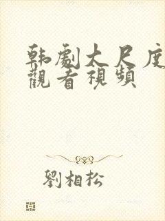 韩剧大尺度在线观看视频