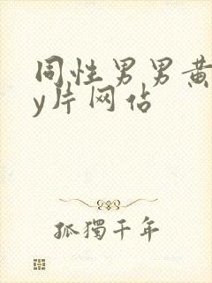 同性男男黄gay片网站封面