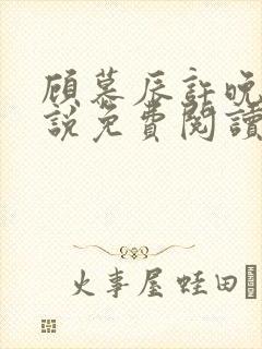 顾慕辰许晚音小说免费阅读最新章节