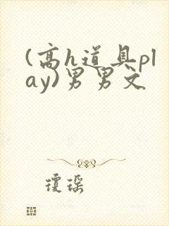 (高h道具play)男男文