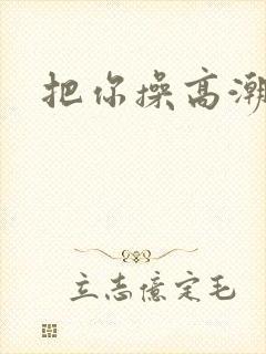 把你操高潮小说