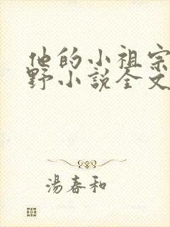 他的小祖宗甜又野小说全文