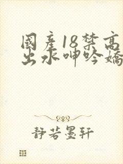 国产18禁高潮出水呻吟娇喘封面