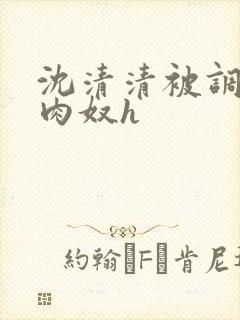 沈清清被调教成肉奴h