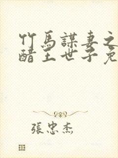 竹马谋妻之误惹醋王世子免费阅读封面