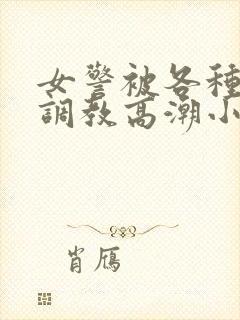 女警被各种刑具调教高潮小说