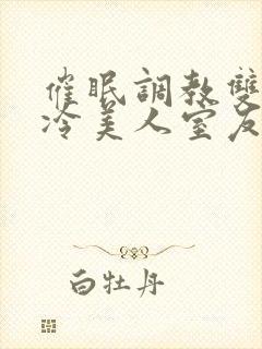 催眠调教双性高冷美人室友