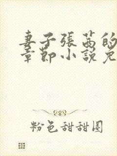 妻子张茜的最新章节小说免费阅读