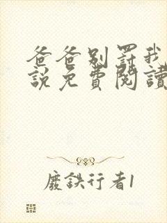 爸爸别罚我乖小说免费阅读