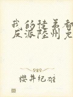 我的徒弟都是大反派陆州免费看封面