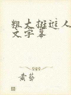 粗大挺进人妻中文字幕封面