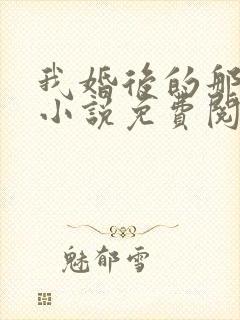 我婚后的那几年小说免费阅读