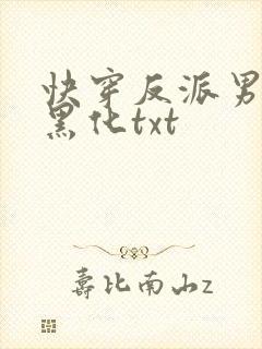 快穿反派男神别黑化txt
