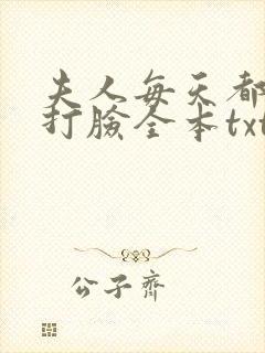 夫人每天都在线打脸全本txt