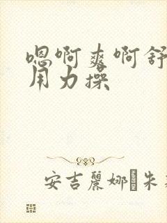 嗯啊爽啊舒服啊用力操