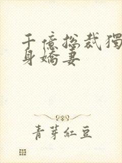 千亿总裁独宠替身娇妻