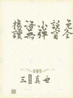 杨洛小说免费阅读无弹窗全文