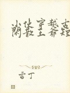 小伙穿越古代当闲散王爷短剧免费观看