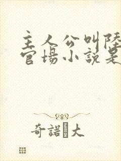 主人公叫陆涛的官场小说是什么名字