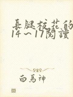 长腿校花的呻吟14～17阅读