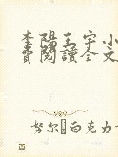 李阳王宇小说免费阅读全文最新章节