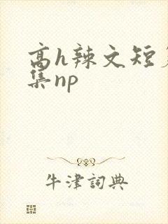 高h辣文短篇合集np
