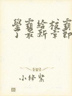 学霸给校霸舔批了最新章节_封面