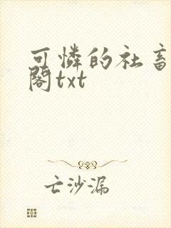 可怜的社畜笔趣阁txt