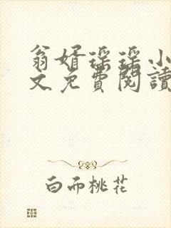 翁婿瑶瑶小说全文免费阅读最新章节